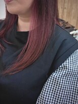 ユラギ(yuragi)&nbsp;yuragi竹内  インナーカラー　ピンク