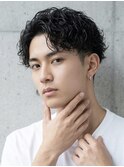 波巻きツイストスパイラルシャドウパーマフェザーパーマメンズ