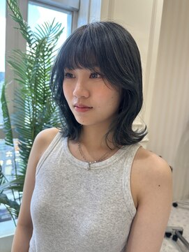 ビビディ バビディ ブー 河原町三条店(Bibbidi.bobbidi.boo) *ダークグレージュイルミナカラーくびレイヤー