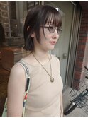 ボブ、顔まわりレイヤー