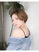 ツナグ(TSUNAGU)&nbsp;質感と量感にこだわって造るショートスタイル×透明感カラー