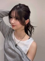 エラン トウキョウ 学芸大学店(elan tokyo)&nbsp;結んでも可愛い/顔まわりカット/レイヤーカット/透明感