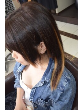 メルシー 大阪梅田店 金メッシュ