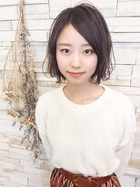 リジェール 高辻店 *REJOUIR* ナチュラルボブ&ダークピンク