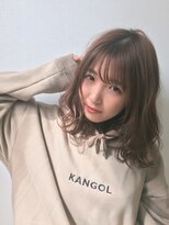 ビードロ 吉祥寺店(vi dro)&nbsp;シースルーバングが可愛いアッシュベージュ♪