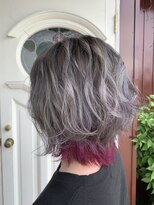 イーエル グランデ(e.ll grande)&nbsp;【e.ll grande】シルバー × ピンク　レイヤースタイル