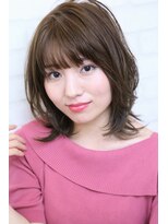 ヴィックス クリスタル(VIC’S crystal) 【ＶＩＣＳ川口】モテ系セミディウルフ♪《チヒロ》