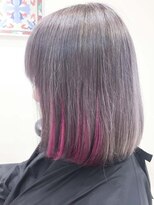 デイズ(days)&nbsp;アッシュグレージュデザインカラー×ピンクインナーカラー