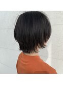 癖毛の人もストレートでウルフカットに【大分】