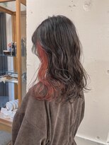 リッカ(RICCA)&nbsp;オレンジピンクのインナーカラー