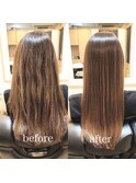 『髪質改善』ストレートエステ（縮毛矯正）（リタッチ可）