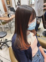 ディッシュ 五反田(dish)&nbsp;五反田美容室★イヤリングカラーインナーカラーセクションカラー