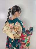 #ヘアセット #成人式