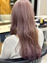 カーサ バイ ハミュウ たまプラーザ(CASA by Humium)&nbsp;ゆるふわ大人可愛い♪20代30代ロングパーマピンクベージュ