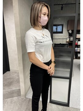 アコ(Aco) ★スクエアBob×オリジナルハイライト★