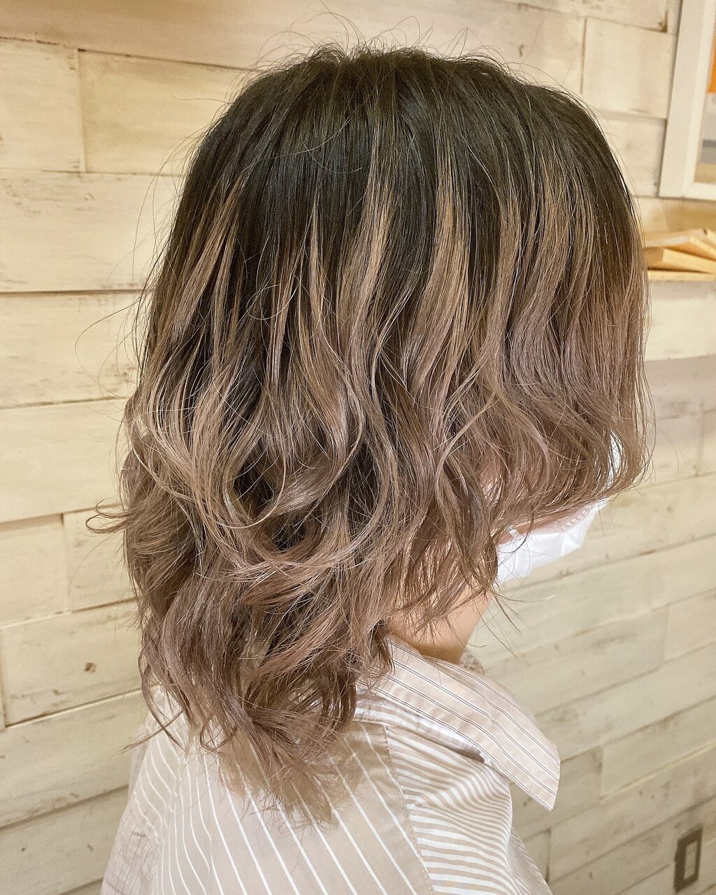 メンズロング ミルクティーベージュ：L182988428｜アバシュ A V A S H