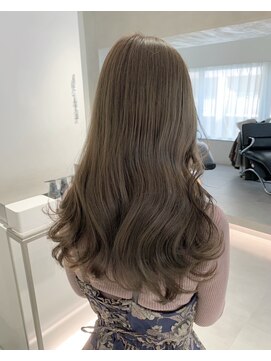 ガリカ 渋谷(Gallica) 【Gallica】透明感オリーブベージ/ブリーチなしダブルカラー