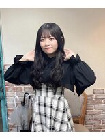 ルフレ 新宿本店1st(Reflet)&nbsp;プルエクステ可愛い黒髪