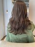 ブリーチカラー＋透明感カラー　￥13500