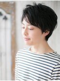 アッシュブラックで好感度◎アンニュイこなれヘアi仙台