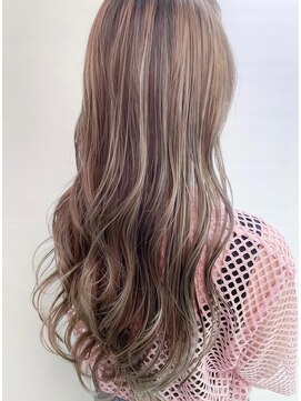 バブ バイネオリーブ(Bab by neolive) ハイライト/ロングレイヤー/ベージュ/ハイトーン