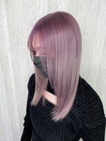 ジェンダーヘア(GENDER hair)&nbsp;White Pink Purple × 髪質改善 / 参