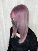 White Pink Purple × 髪質改善 / 参