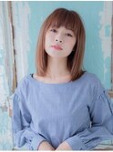 上品なシンプルフォルムヘア