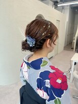 卒業式/袴着付け/袴ヘアセット/袴ヘアアレンジ/袴ヘア/