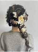 サイド編み下ろしアレンジ