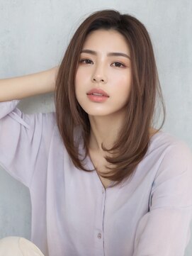 アース 相模大野店(EARTH) 20代30代髪質改善カラー韓国風レイヤーカット小顔ヘア