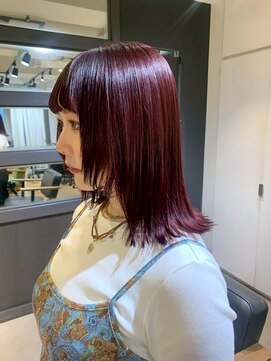 ザザ ZA/ZA 茗荷谷 小顔ミディアムボブ