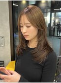 ワンカールレイヤー　明るめベージュ