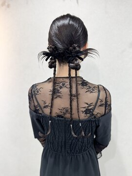 シアー(sheer) 《sheer/大黒》#ヘアセット#カチモリ#ツイン