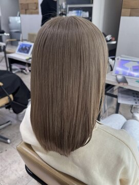 ヴィヒタ 川越 本川越(VIHTA.) ブリーチダブルカラーミルクティーベージュグレージュ川越本川越
