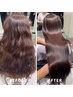 【朝のアイロン卒業】美髪縮毛矯正+美髪カラー+カット【渋谷/髪質改善】