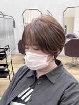 キセイ イオンモール新利府北館店(KISEI)&nbsp;5歳若見え！艶感ショート×ベージュカラー３０代４０代５０代