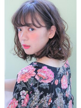 ヘアーアンドメイク シーク 吉祥寺(HAIR&MAKE SeeK) 【人気】伸ばしかけ×ランダムカールボブ