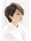 【Rire-リル銀座-】美シルエット小顔耳かけショートボブ☆