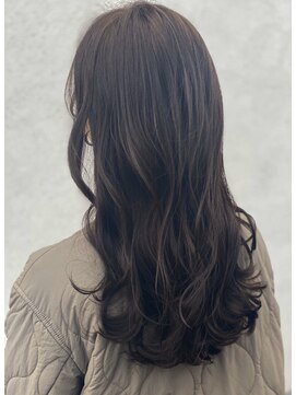アンプヘアー 桂店(unpeu hair) 【透け感】透明感カラー