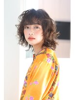 マグノリア(MAGNOLIA) エアリーミディなボリュームのあるスパイラルパーマ