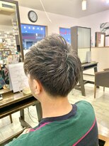 オレンジ(orange)&nbsp;【orange大分賀来】メンズツーブロックマッシュパーマスタイル