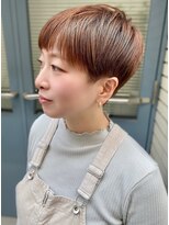 グランアージュ 池袋東口店(grandage) 美シルエット/まるみショート/オレンジカラー/モテ髪カタログ