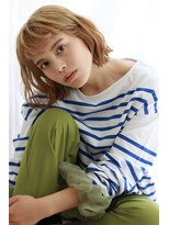 アルベロ(albero) albero伊藤　ブリーチカラーで作るサマーマリンボブスタイル