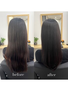 リアン 四条大宮店(Lien) 『髪質改善』ストレートエステ（縮毛矯正）（リタッチ可）