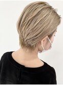 ハイトーン×ショートヘア×オシャヘア