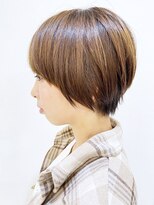 モリオ フロム ロンドン 成増店&nbsp;【morio成増/児玉】丸みショート　ライトベージュ