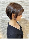 小顔に見える丸みショート☆