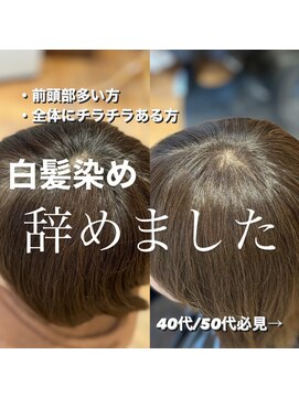 ビュートリアム265(BEAUTRIUM 265) 40代50代/銀座/くびれレイヤー/脱白髪染め/ぼかし/野川