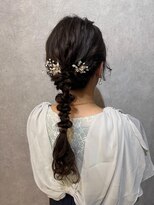 ウィスプ 赤羽店(wisp)&nbsp;結婚式/卒業式/入学式/成人式 ヘアセット 編みおろし#3